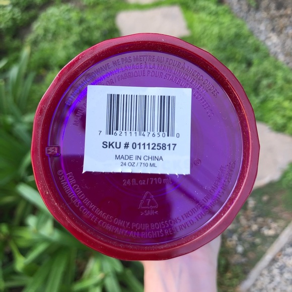 STARBUCKS fall 2021 purple dome tumbler + Topper - Picture 5 of 9